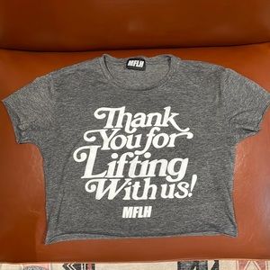 Move Fast Lift Heavy Crop Top